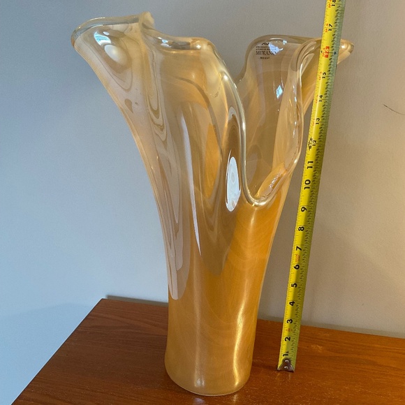 Murano-style Art Glass Vase by Tammaro Home - Handmade in Italy - Picture 13 of 16